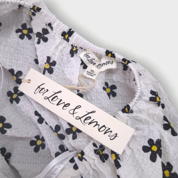 NWT For Love & Lemons Daisy Floral Dress Size Extra Large XL BRENDA MIDI $280 - Picture 5 of 5